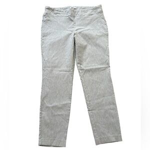 Carolina Belle Gray Straight Leg Pull On High Rise Pants Size 14